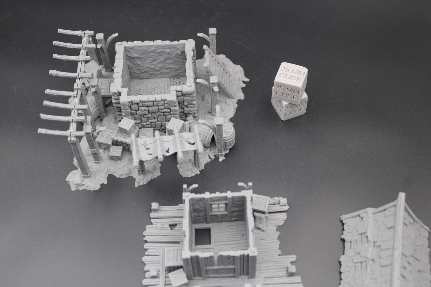 Tabletop Terrain Fantasy Store House Warehouse Ruin Dnd RPG Wargame Skirmish 28mm