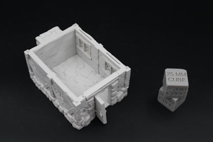 Tabletop Terrain Tiny Cottage House Damaged Roof Dnd RPG wargame skirmish 28mm