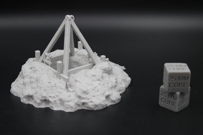 Tabletop Terrain Fantasy Mine Entrance Dnd RPG wargame skirmish 28mm