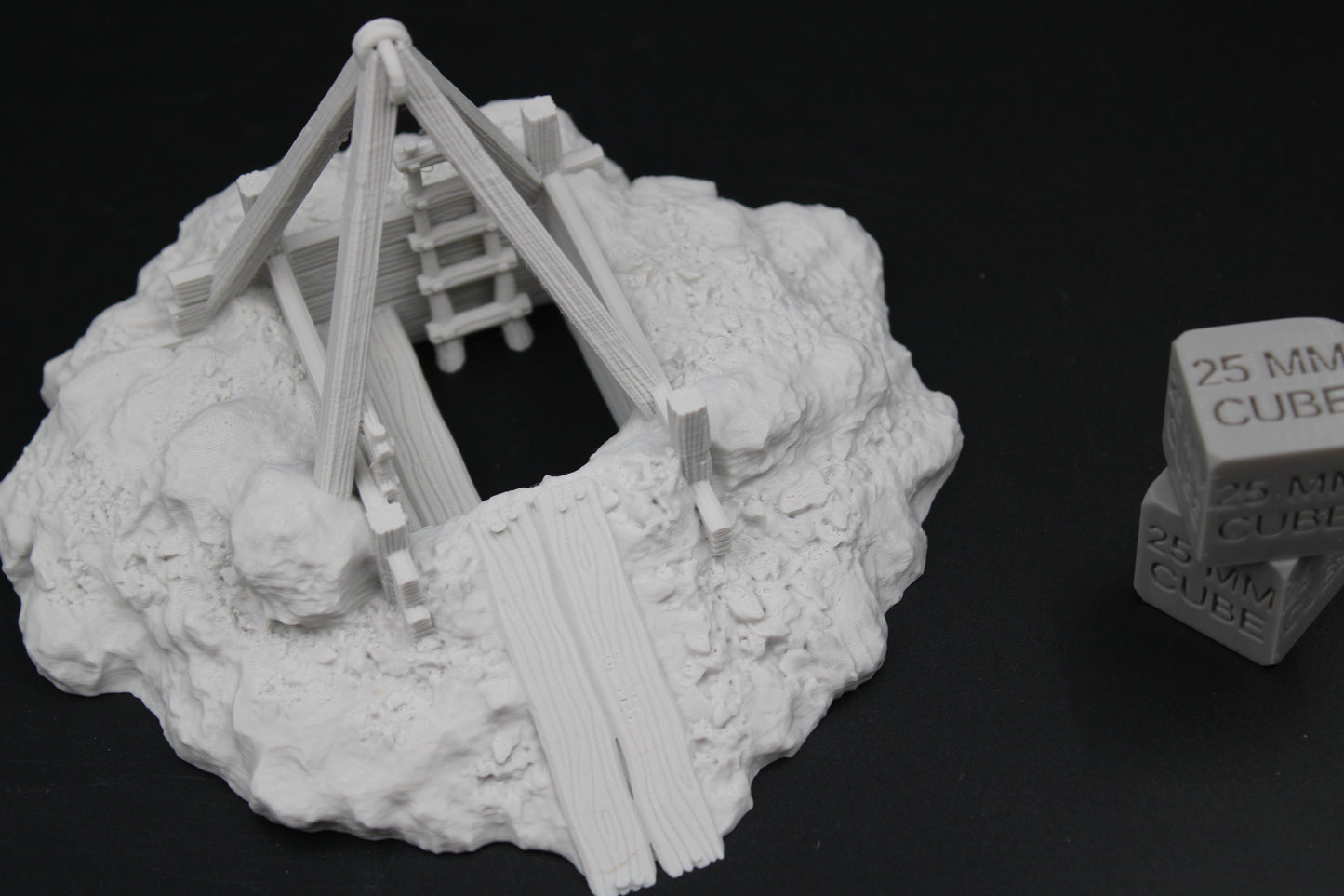 Tabletop Terrain Fantasy Mine Entrance Dnd RPG wargame skirmish 28mm