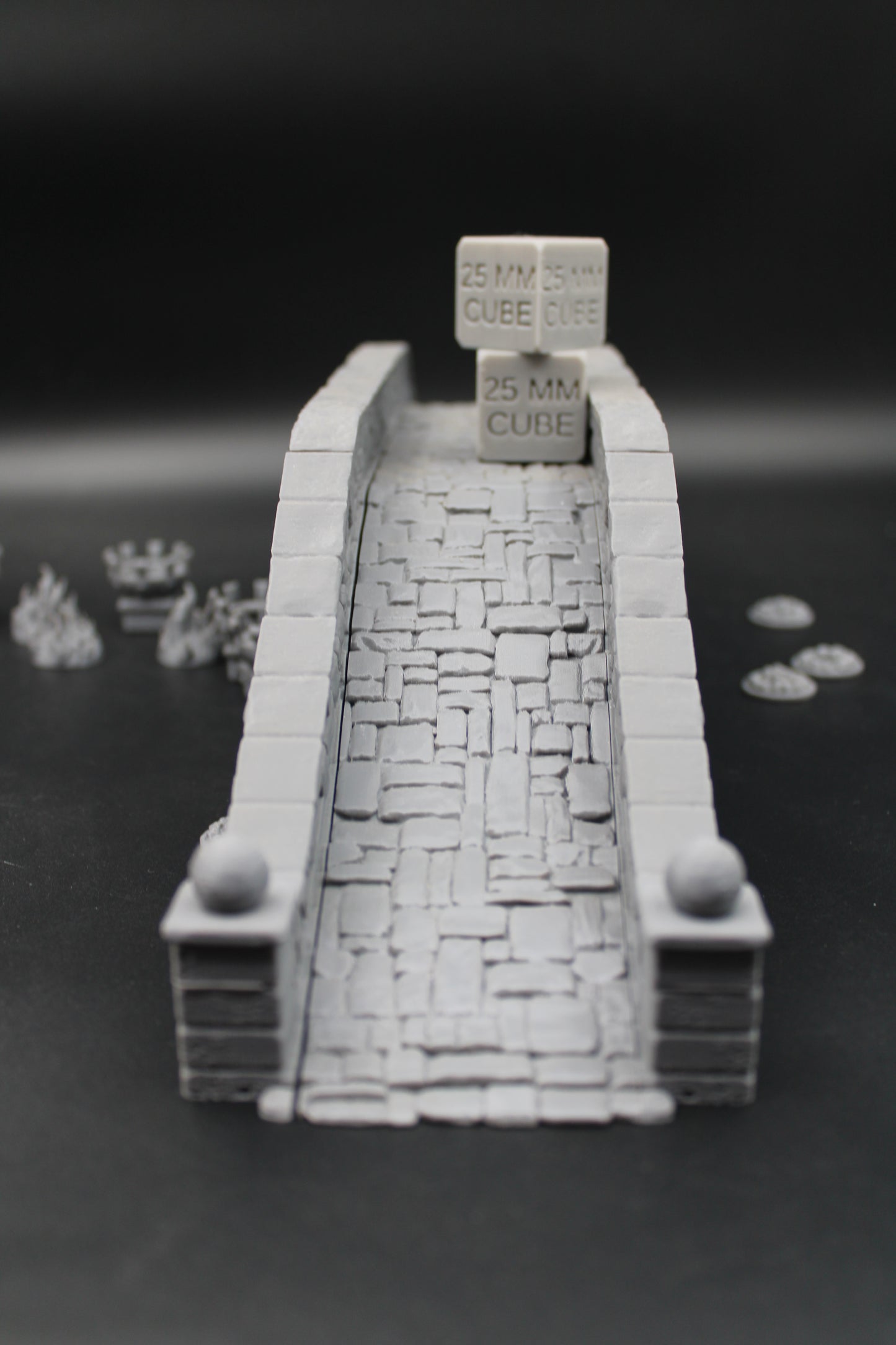 Tabletop Terrain Fantasy Large Modular Stone Bridge Dnd RPG wargame skirmish 28-32mm