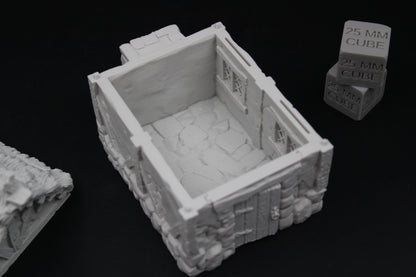 Tabletop Terrain Tiny Cottage House Thatch Roof Dnd RPG wargame skirmish 28mm