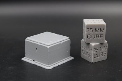 Square Miniature Statue Base Plinth Display Miniature Dnd RPG wargame skirmish