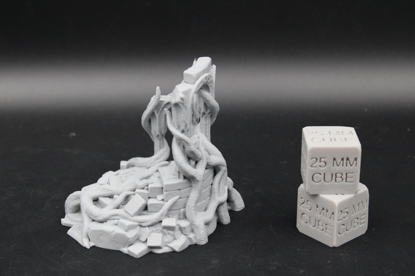 Tabletop Terrain Elven Fountain Ruin Dnd RPG wargame skirmish 28mm