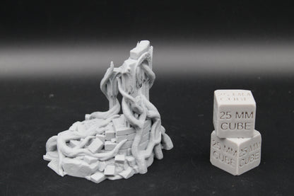 Tabletop Terrain Elven Fountain Ruin Dnd RPG wargame skirmish 28mm