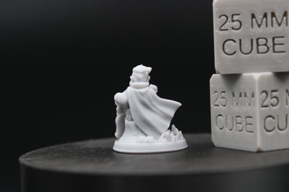 Halfling Adventurer Bard Lyre Harp 32mm Miniature Dnd Skirmish