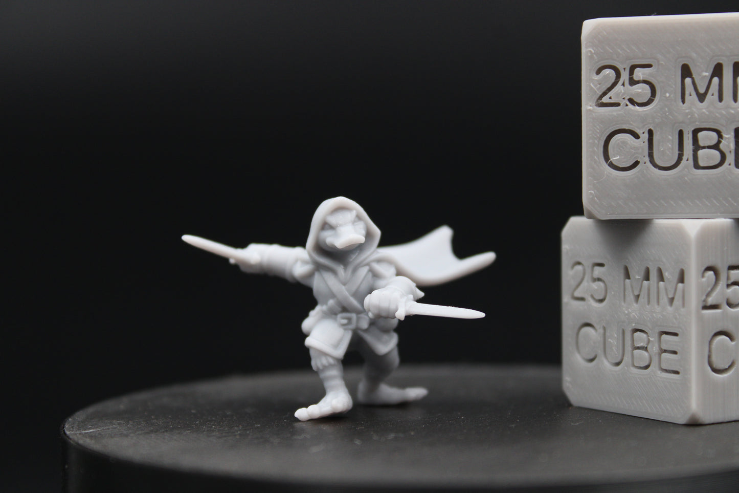 Mallard Duck Assassin Thief Dual Wield 28-32mm Miniature Dnd Skirmish