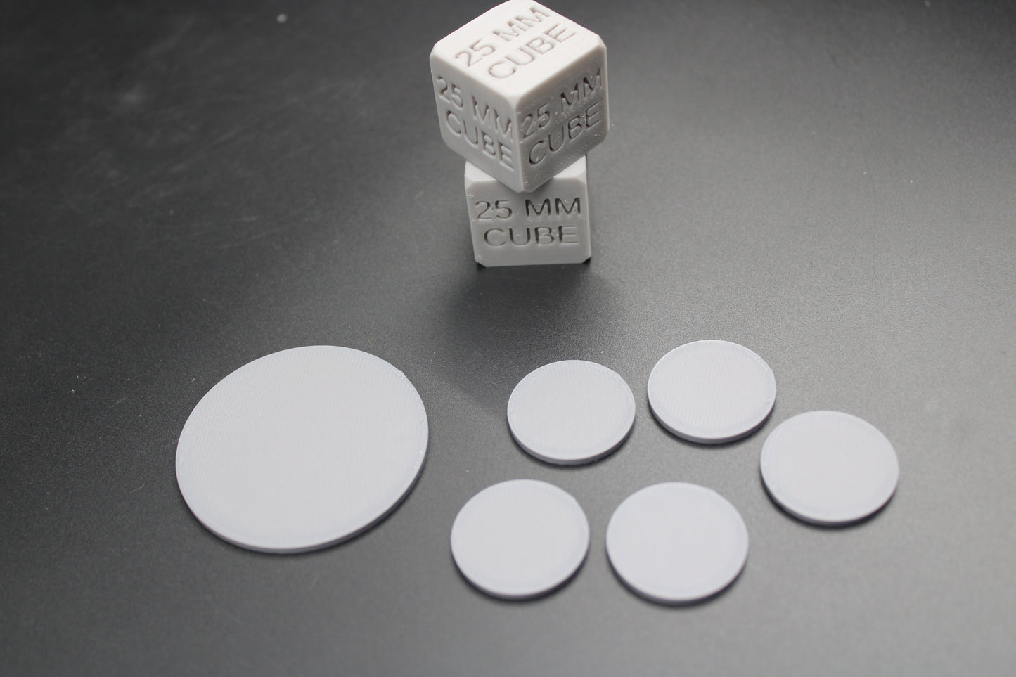 Miniature Flat Base 25mm 50mm Set Miniature Dnd RPG wargame skirmish