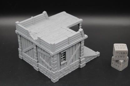 Tabletop Terrain Depot Warehouse Dnd Rpg Wargame Skirmish 28-32mm