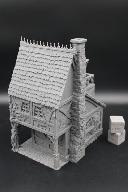 Tabletop Terrain Healers House Witch Wizard Hag Dnd RPG wargame skirmish 28mm