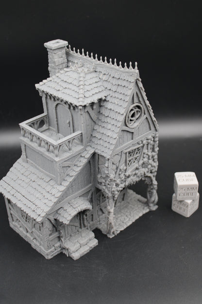 Tabletop Terrain Healers House Witch Wizard Hag Dnd RPG wargame skirmish 28mm