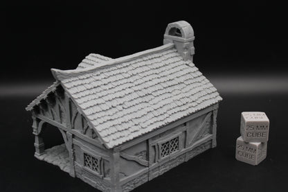 Tabletop Terrain Cottage House Dnd RPG wargame skirmish 28 32mm