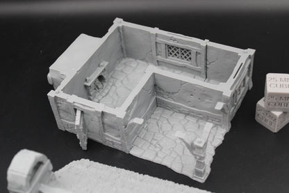 Tabletop Terrain Cottage House Dnd RPG wargame skirmish 28 32mm