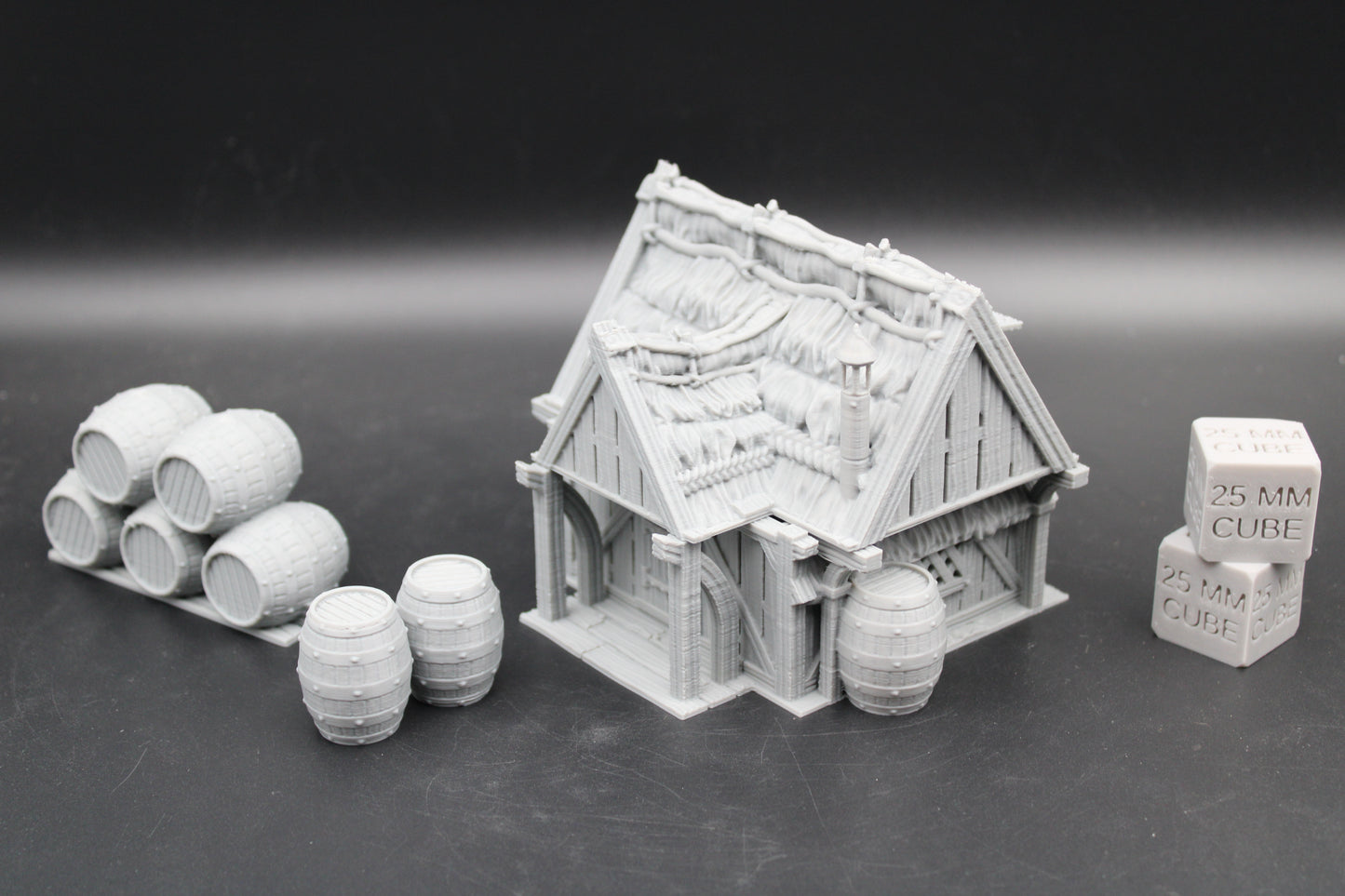 Tabletop Terrain Fantasy Ale Wine Storehouse Warehouse Dnd RPG wargame skirmish 28mm