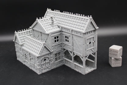 Tabletop Terrain Stone House 6of19 Town City Dnd RPG wargame skirmish 28-32mm