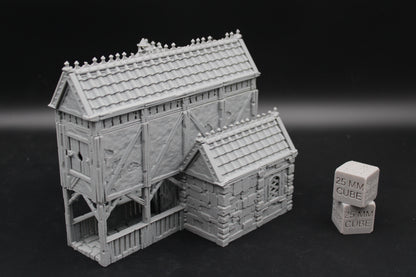 Tabletop Terrain Stone House 6of19 Town City Dnd RPG wargame skirmish 28-32mm