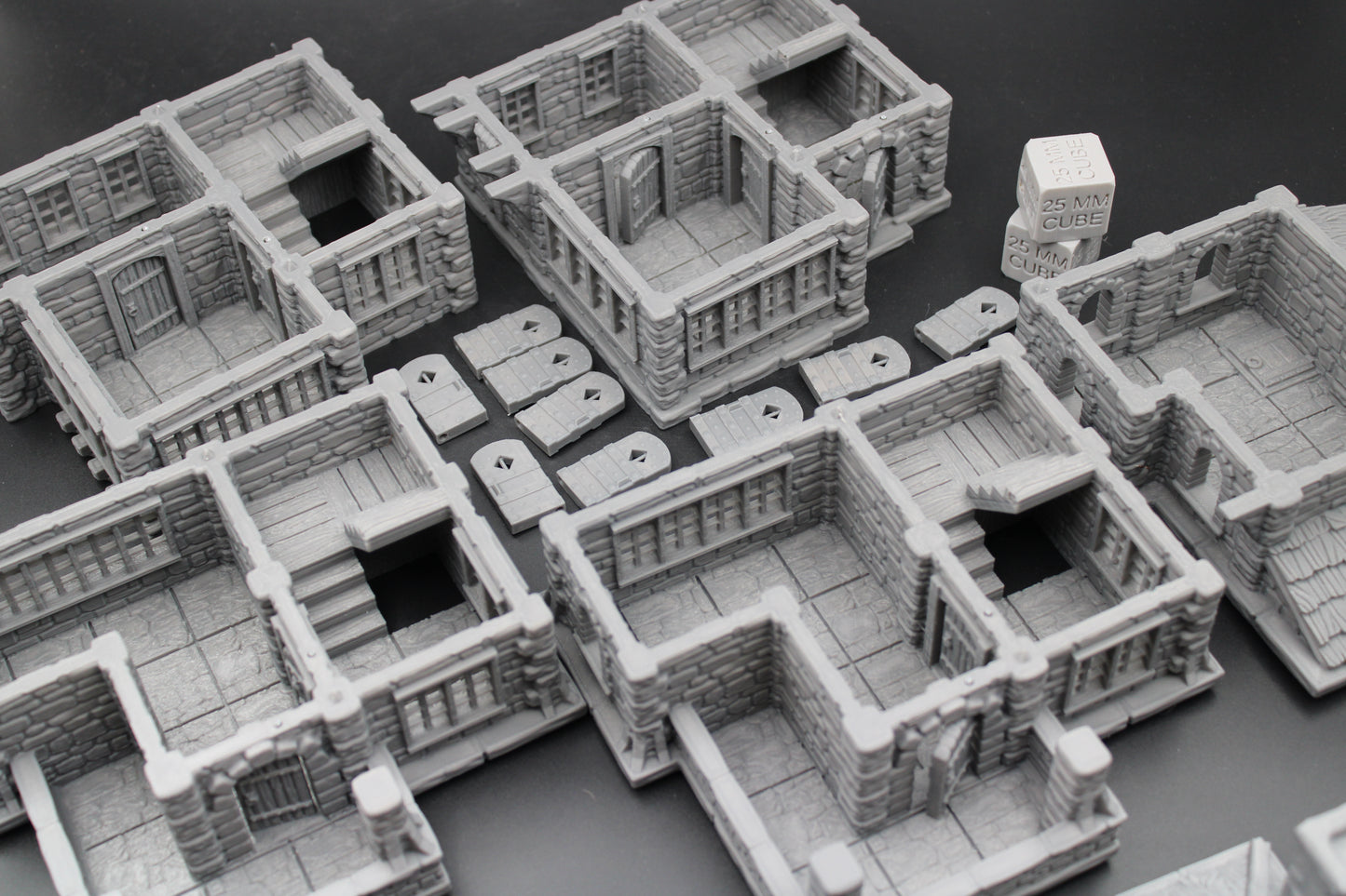 Tabletop Terrain Seaside Wood Roof 5 Story House Dnd Rpg Wargame Skirmish 28-32mm