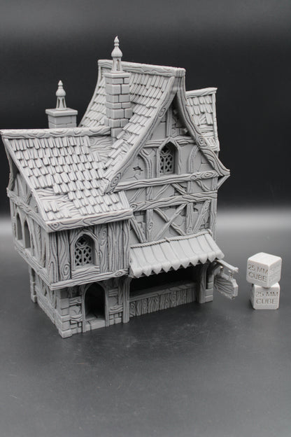 Tabletop Terrain Merchant Mercantile Trader Dnd RPG wargame skirmish 28-32mm