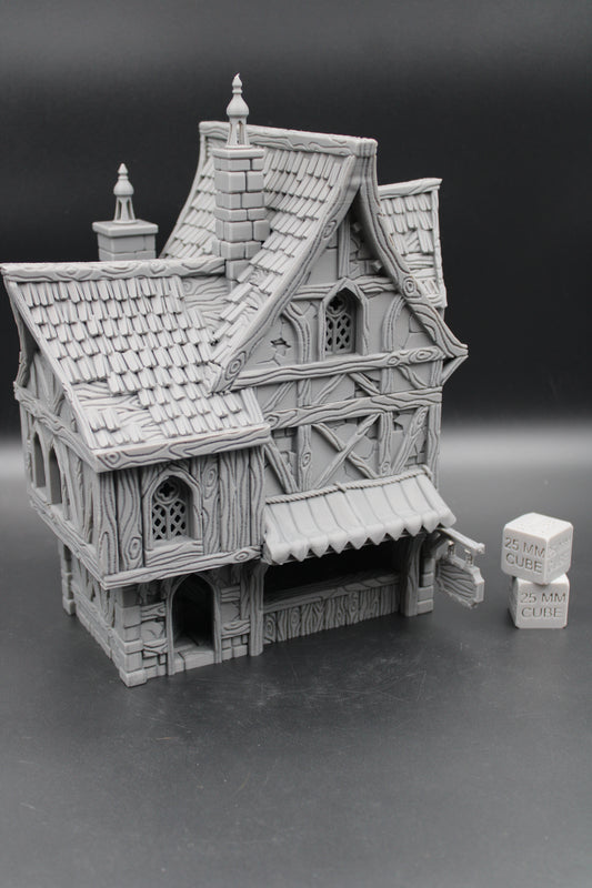 Tabletop Terrain Merchant Mercantile Trader Dnd RPG wargame skirmish 28-32mm