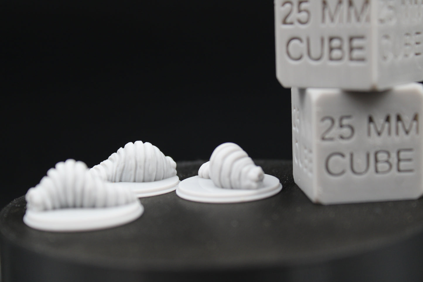 Maggot Grub Worm Carrion Flesh Larva Set of 3 28mm 32mm Miniature Dnd RPG Skirmish
