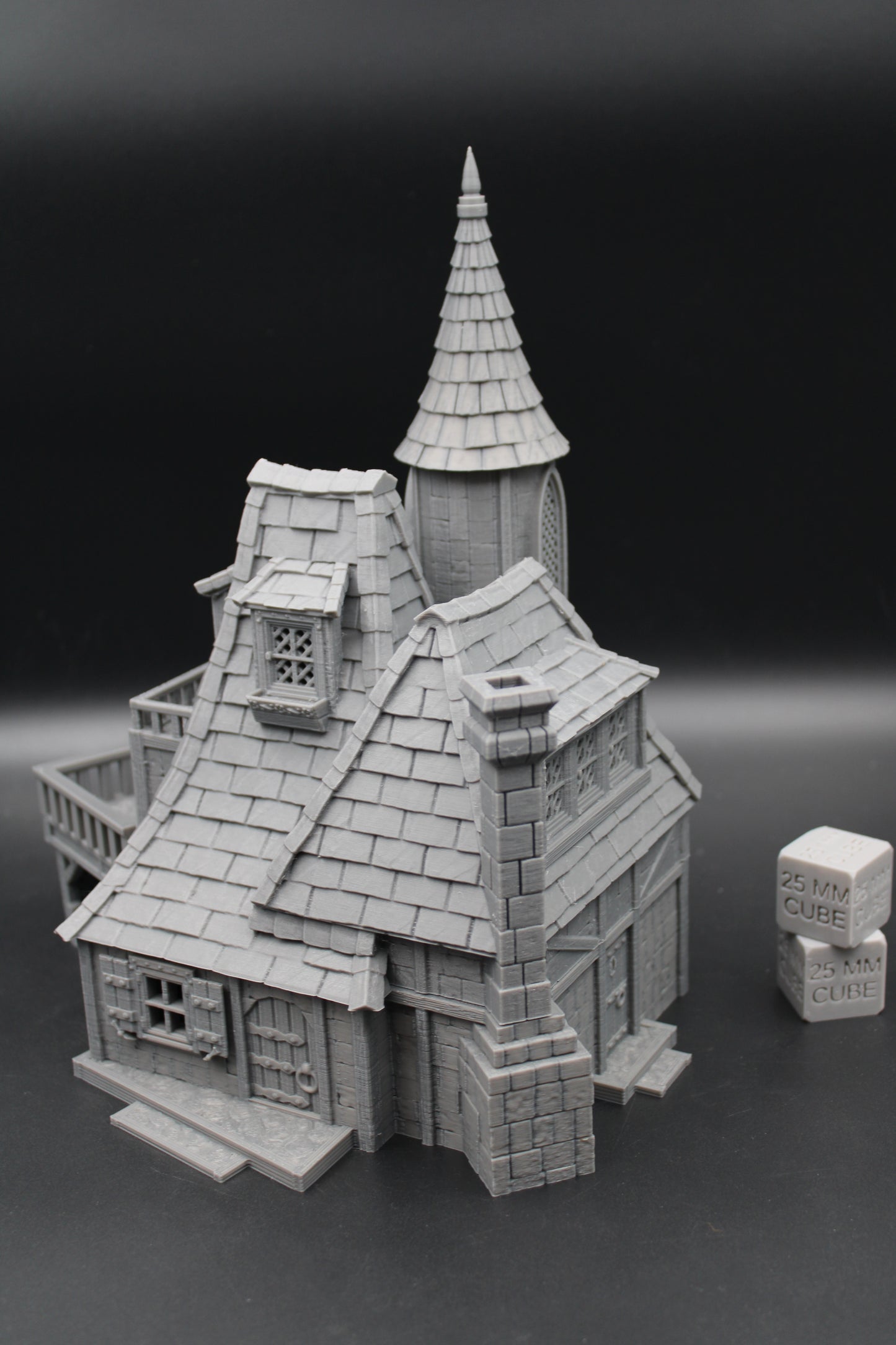 Tabletop Terrain Fantasy Royal Retreat Cottage House Dnd RPG wargame skirmish 28mm