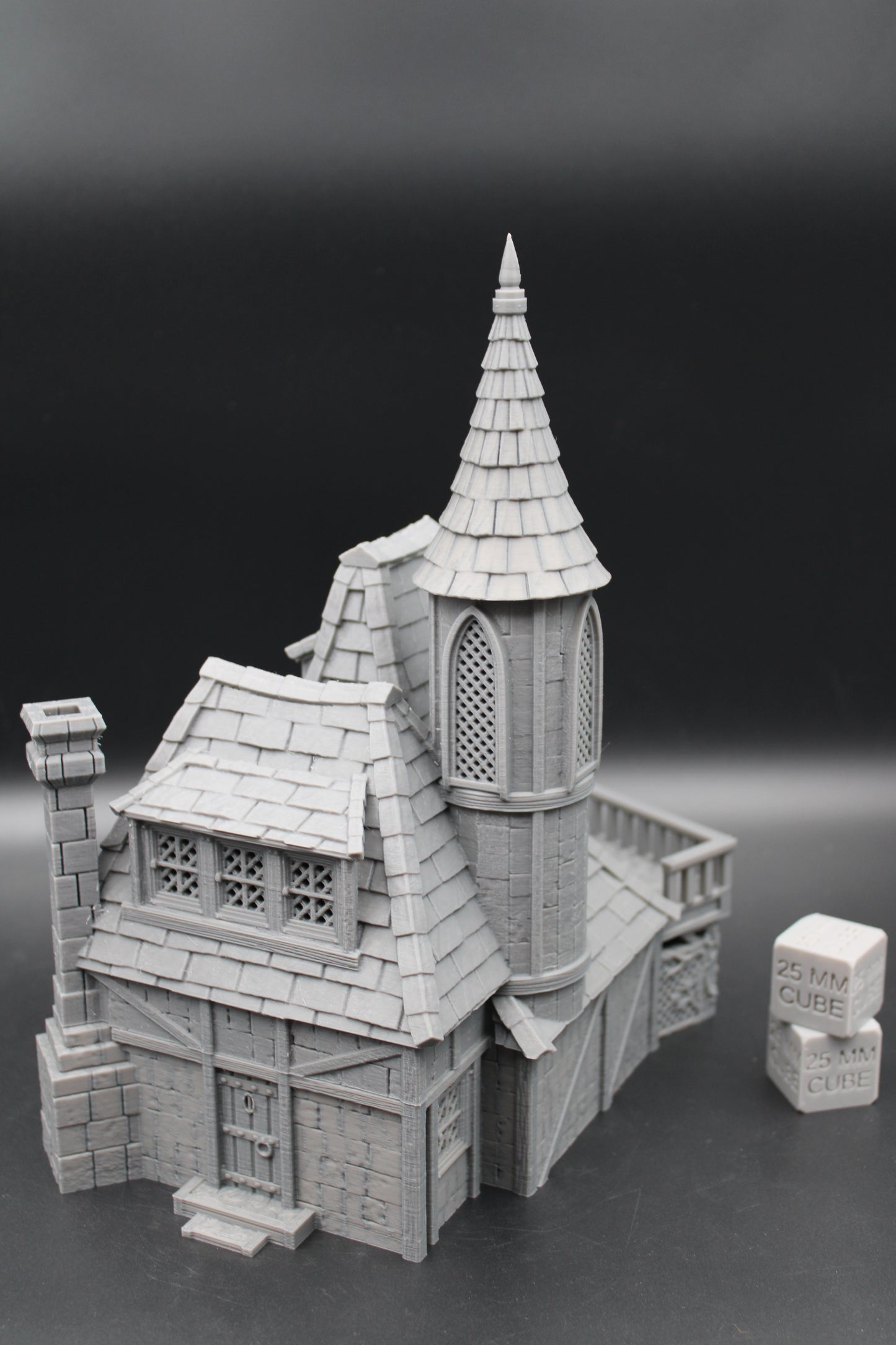 Tabletop Terrain Fantasy Royal Retreat Cottage House Dnd RPG wargame skirmish 28mm