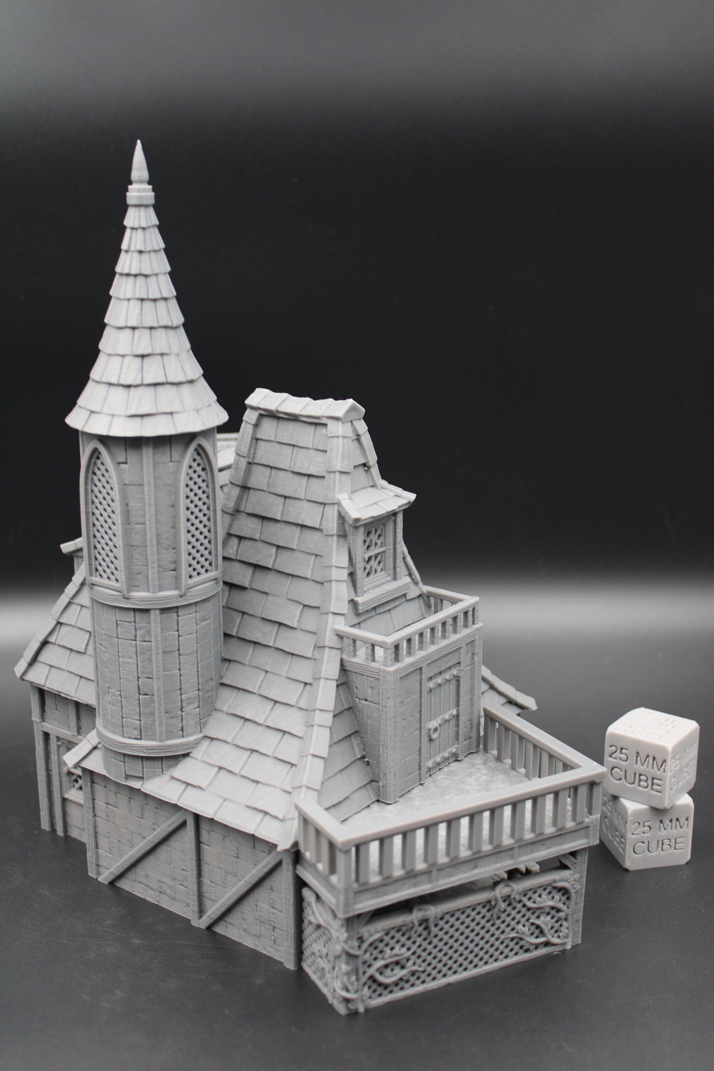 Tabletop Terrain Fantasy Royal Retreat Cottage House Dnd RPG wargame skirmish 28mm