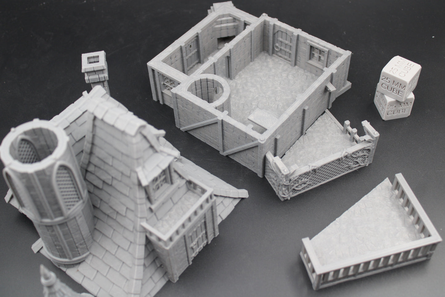 Tabletop Terrain Fantasy Royal Retreat Cottage House Dnd RPG wargame skirmish 28mm