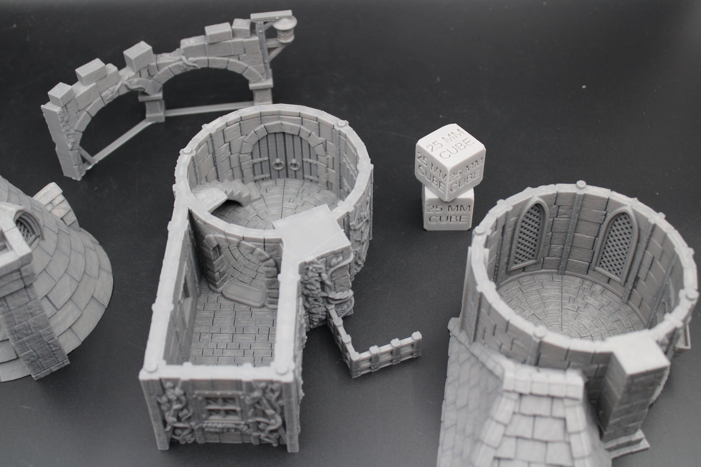 Tabletop Terrain Fantasy Young Wizard Tower House Dnd RPG wargame skirmish 28mm