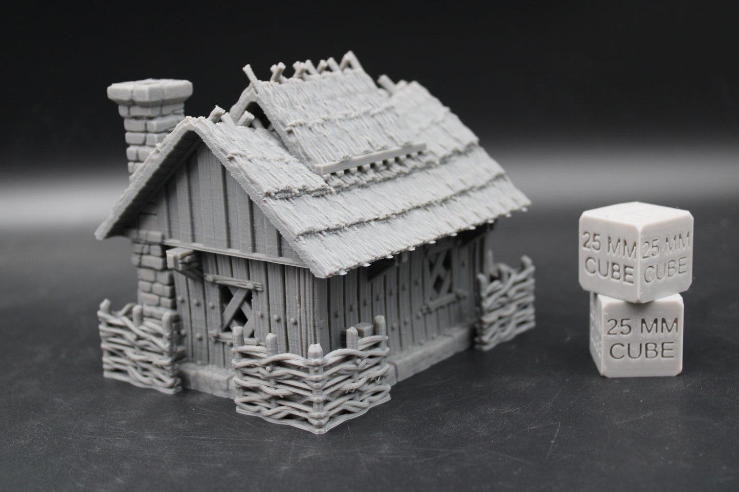 Tabletop Terrain Fantasy Garden Cottage House Dnd RPG wargame skirmish 28mm