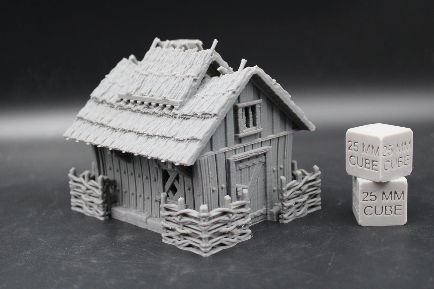 Tabletop Terrain Fantasy Garden Cottage House Dnd RPG wargame skirmish 28mm