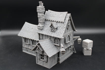 Tabletop Terrain Fantasy Bi Level Cottage House Dnd RPG wargame skirmish 28mm