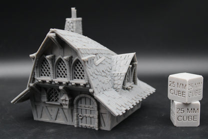 Tabletop Terrain Fantasy Shipwright Tool Shed Dnd RPG wargame skirmish 28mm