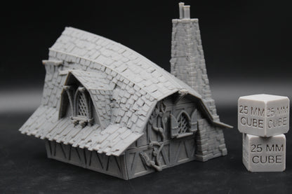 Tabletop Terrain Fantasy Shipwright Tool Shed Dnd RPG wargame skirmish 28mm