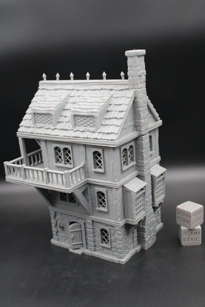 Tabletop Terrain Seaside Wood Roof Merchant Trader House Dnd Rpg Wargame Skirmish 28-32mm