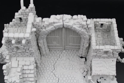 Tabletop Terrain Fantasy Tower Castle Gate Ruin Dnd RPG Wargame Skirmish 28mm