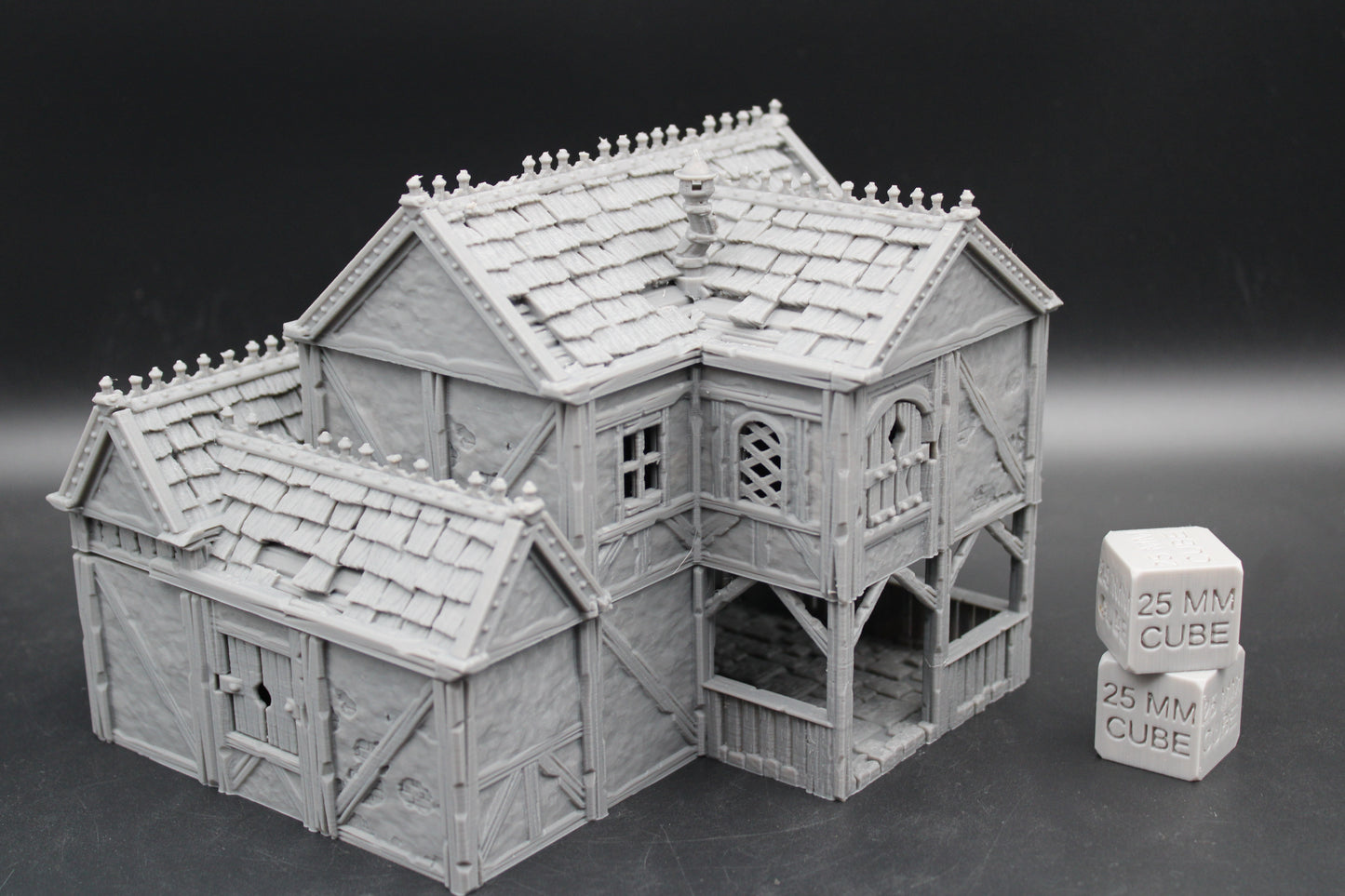 Tabletop Terrain Plaster Cob House 7of19 Town City Dnd RPG wargame skirmish 28-32mm