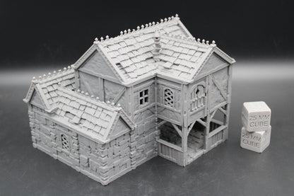 Tabletop Terrain Stone House 7of19 Town City Dnd RPG wargame skirmish 28-32mm