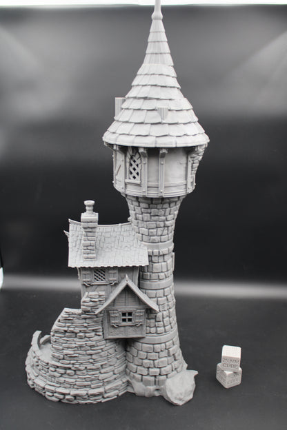 Tabletop Terrain Fantasy Mad Architect Wizard Spellcaster Tower Dnd RPG wargame skirmish 28mm