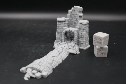 Scout Lookout Signal Tower Ruins 28mm skirmish rpg wargame terrain tabletop