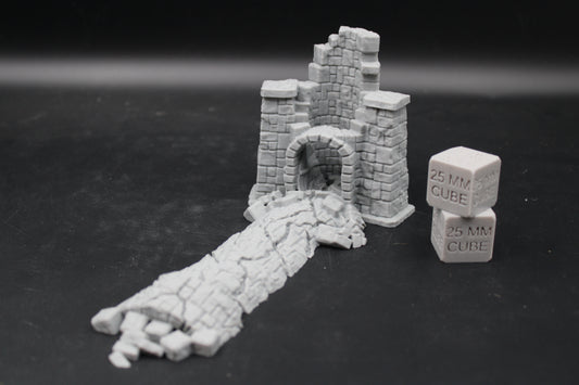 Scout Lookout Signal Tower Ruins 28mm skirmish rpg wargame terrain tabletop
