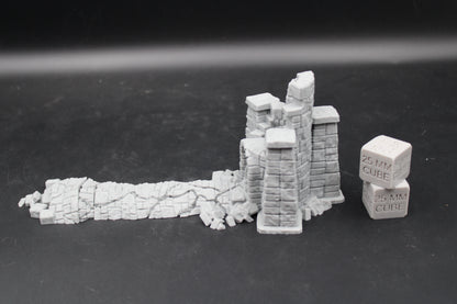 Scout Lookout Signal Tower Ruins 28mm skirmish rpg wargame terrain tabletop