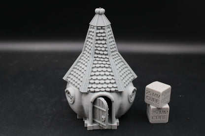 Tabletop Terrain Giant Pumpkin House Tall Roof 28mm skirmish rpg wargame