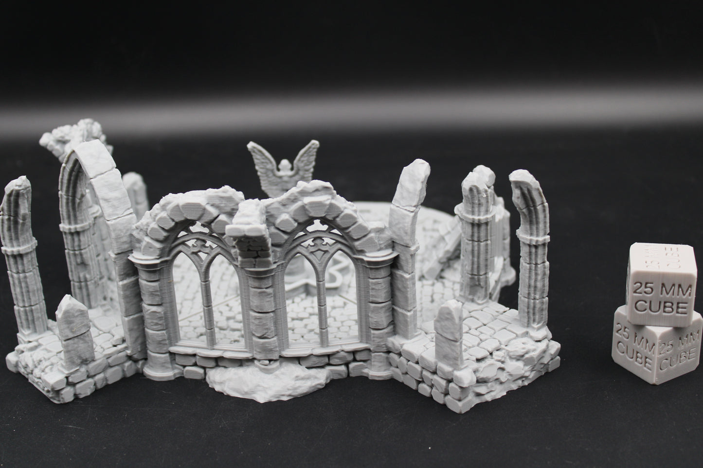 Tabletop Terrain Fantasy Town Plaza Temple Center Ruin Dnd RPG Wargame Skirmish 28mm