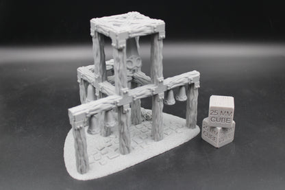 Tabletop Terrain Sacred Cursed Bell Tower Dnd RPG Wargame Skirmish 28-32mm
