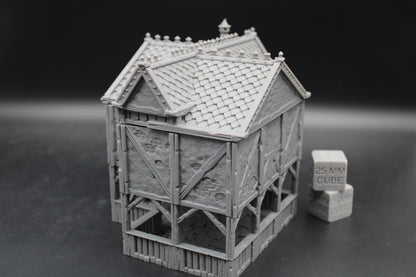 Tabletop Terrain Stone House 8of19 Town City Dnd RPG wargame skirmish 28-32mm