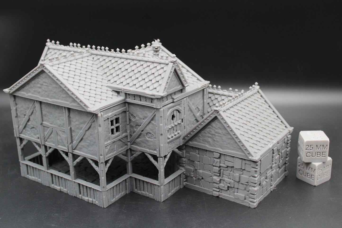 Tabletop Terrain Stone House 8of19 Town City Dnd RPG wargame skirmish 28-32mm