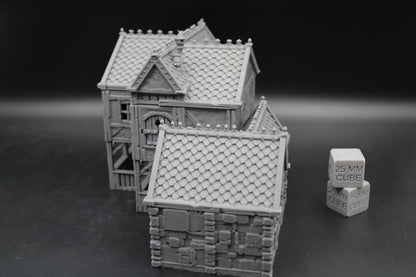 Tabletop Terrain Stone House 8of19 Town City Dnd RPG wargame skirmish 28-32mm