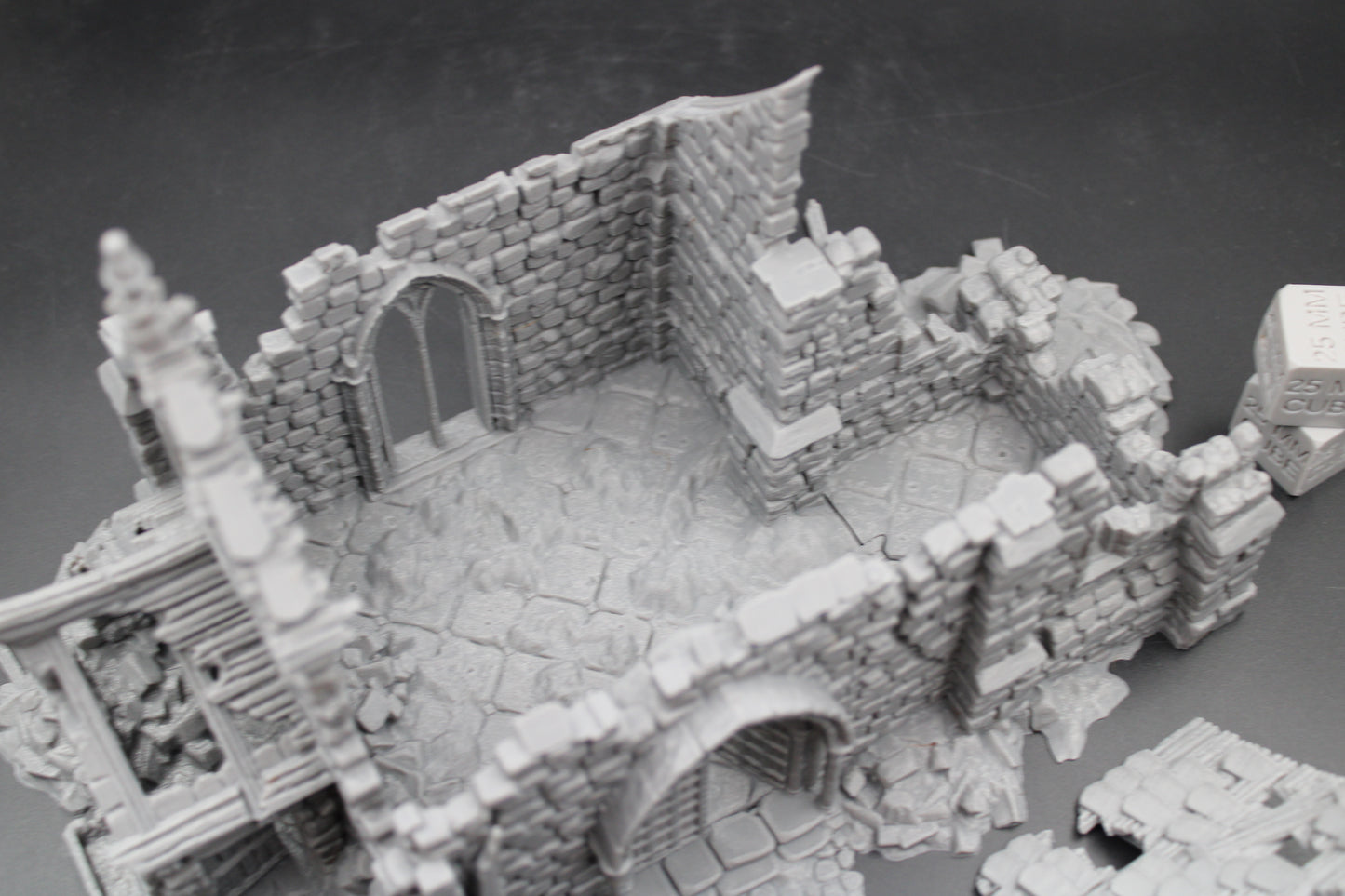Tabletop Terrain Fantasy Temple Monastery Chapel Church Ruin Dnd RPG Wargame Skirmish
