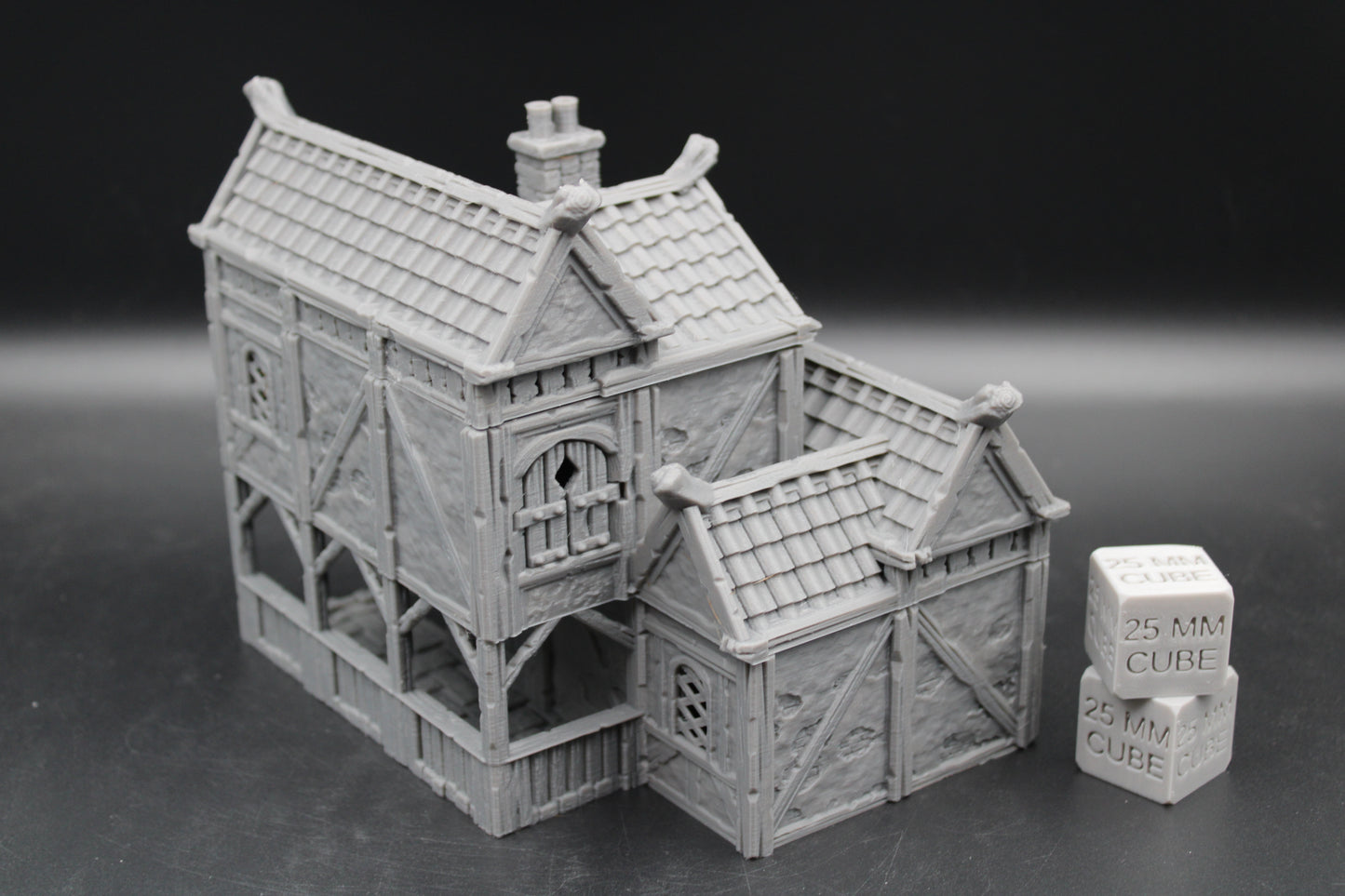 Tabletop Terrain Plaster Cob House 9of19 Town City Dnd RPG wargame skirmish 28-32mm
